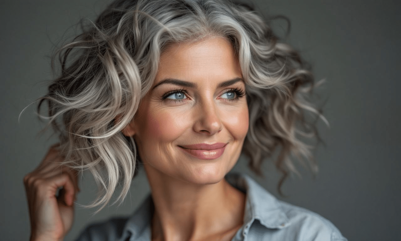 Rivoluziona il tuo look: 5 segreti sorprendenti per far brillare i tuoi capelli grigi!