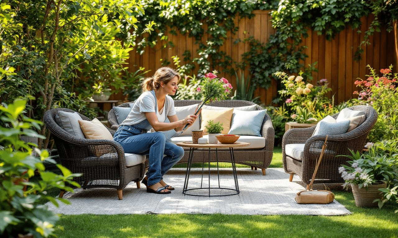 Il trucco incredibile per far brillare i tuoi mobili da giardino senza sforzo!