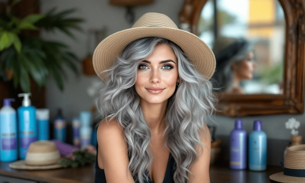 Capelli grigi senza effetto giallo: il trucco dei parrucchieri a casa