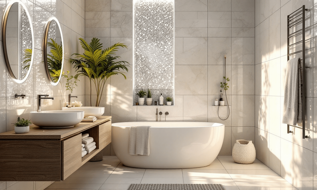 Bagno brillante: il segreto per avere piastrelle splendenti senza fatica
